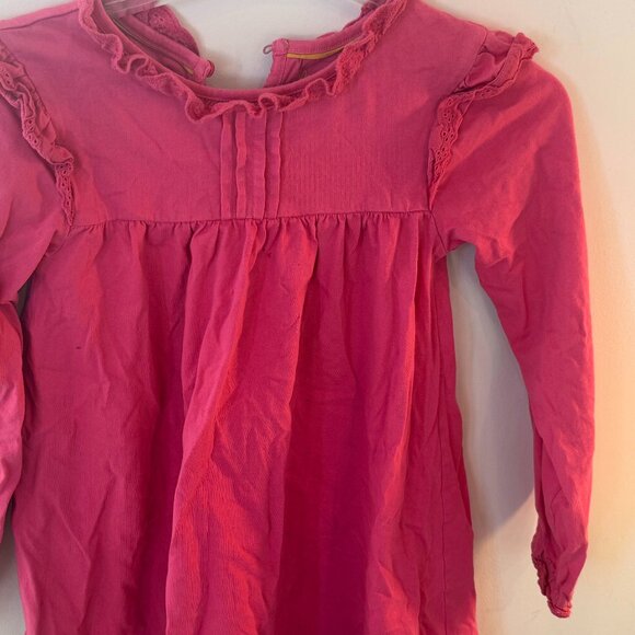 Mini Boden Broderie Collar Jersey Girl Dress - Picture 3 of 3